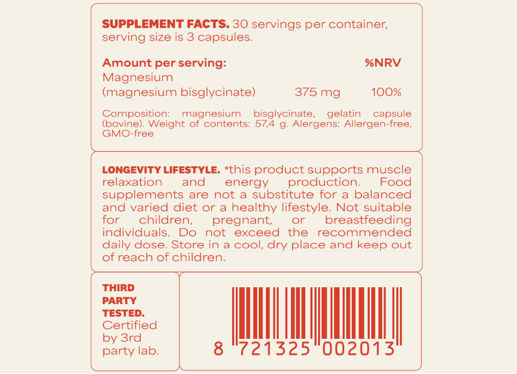 Magnesium Bisglycinaat Capsules
